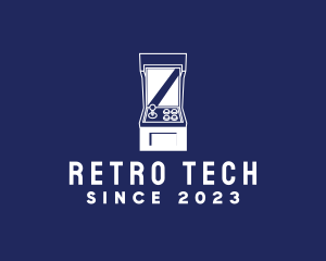 Retro Video Game Arcade logo design