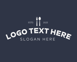 Food - Diner Restaurant Wordmark logo design