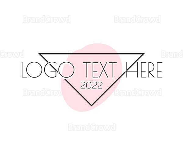 Fashion Apparel Triangle Logo