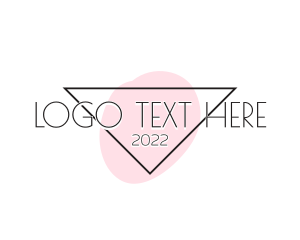 Photographer - Fashion Apparel Triangle logo design