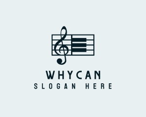 Piano Music Composer Logo