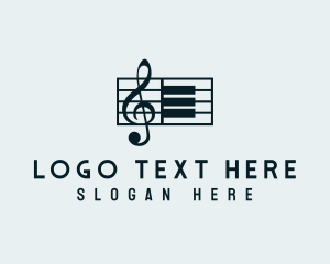 Piano Music Composer Logo