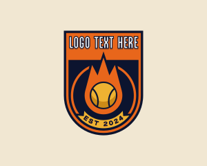 League - Tennis Sports Tournament logo design