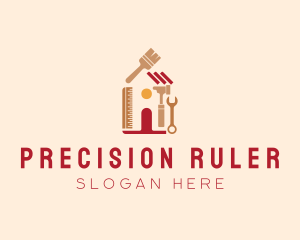 House Construction Tools logo design