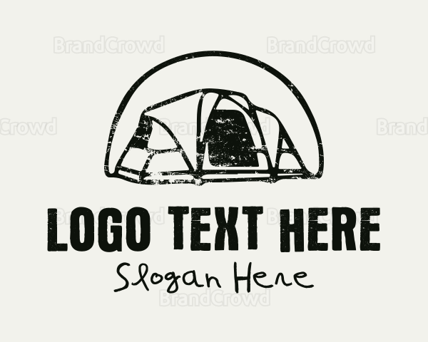 Campground Tent Arch Logo