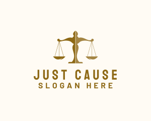 Brown Justice Scale  logo design