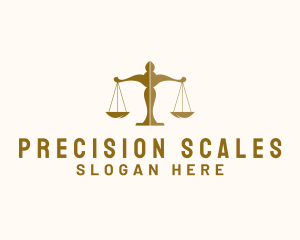 Brown Justice Scale  logo design