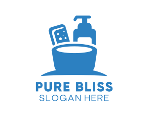 Basin Soap Clean logo design