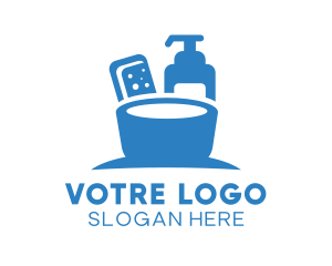 Shampoo - Basin Soap Clean logo design