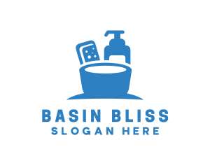 Basin Soap Clean logo design