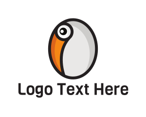 Dove - Toucan Bird Egg logo design