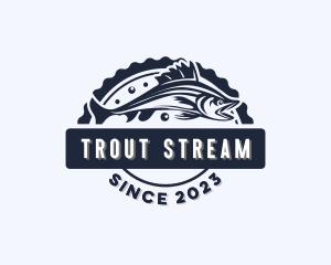 Trout - Marine Fishing Fishery logo design