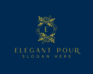 Floral Wreath Boutique logo design