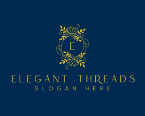 Floral Wreath Boutique logo design