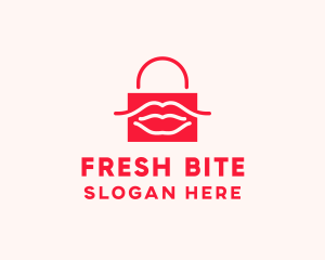 Mouth - Lip Cosmetic Bag logo design