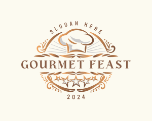 Gourmet Chef Toque logo design