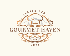 Gourmet Chef Toque logo design