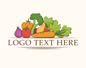 Market - Fresh Vegetable Market logo design