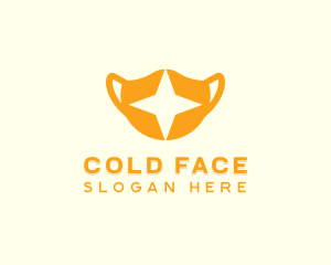 Star Face Mask logo design