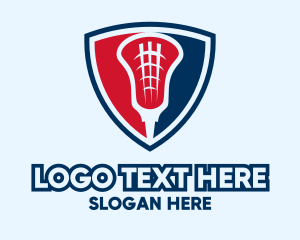 Lacrosse - Lacrosse Emblem Shield logo design