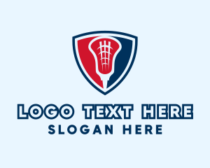 Team - Lacrosse Team Shield logo design