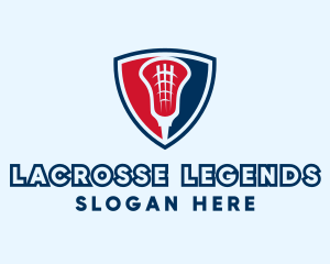 Lacrosse Team Shield logo design