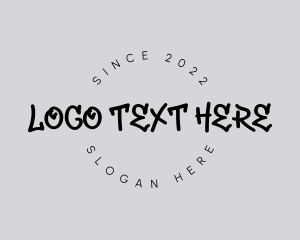 Wordmark - Urban Graffiti Streetwear logo design