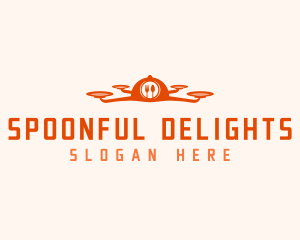 Drone Food Plates logo design