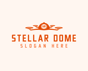 Drone Food Plates logo design