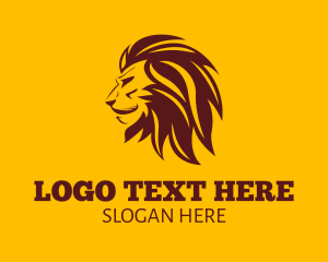 Wildlife Lion Zoo  Logo