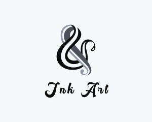 Calligraphy - Stylish Ampersand Calligraphy logo design