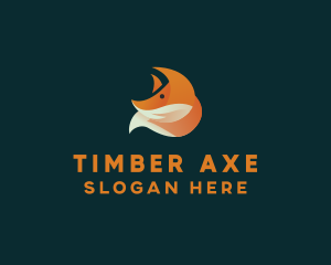 Head Fox Animal logo design