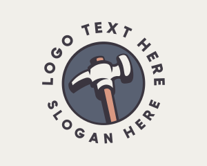 Tool - Hammer Carpentry Repair Tool logo design