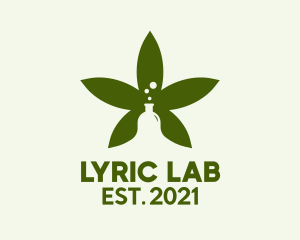 Organic Cannabis Laboratory  logo design