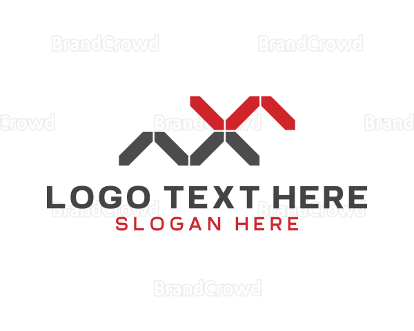 Digital Tech Letter X Logo