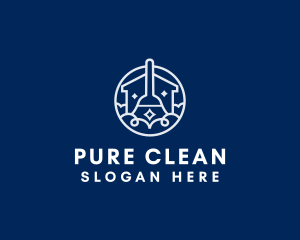 Tidy Home Cleaning logo design