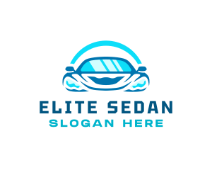 Car Sedan Detailing logo design