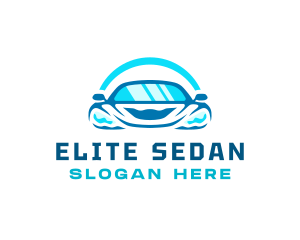 Sedan - Car Sedan Detailing logo design