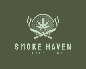 Tobacco - Marijuana Smoke Tobacco logo design