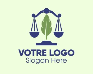 Legal Justice Scales  Logo