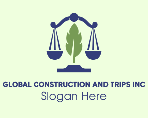 Legal Justice Scales  logo design