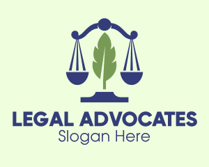 Legal Justice Scales  logo design