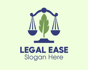 Legal Justice Scales  logo design