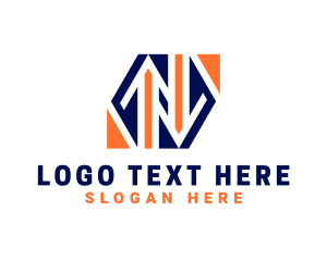 Import - Business Firm Arrow logo design