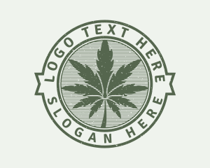 Medicine - Green Marijuana Farm logo design