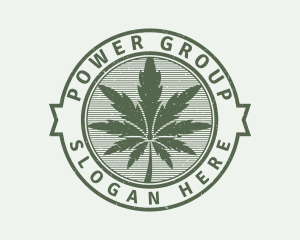 Green Marijuana Farm Logo