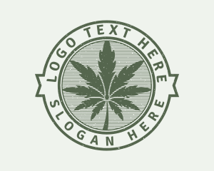 Green Marijuana Farm Logo