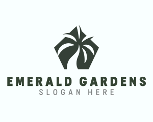 Sustainable Palm Tree logo design