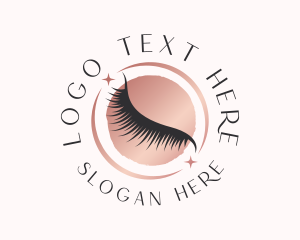 Pretty - Eyelashes Beauty Salon logo design