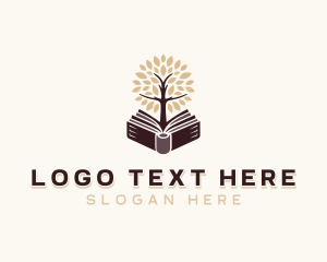 Teaching - Book Tree Publisher logo design